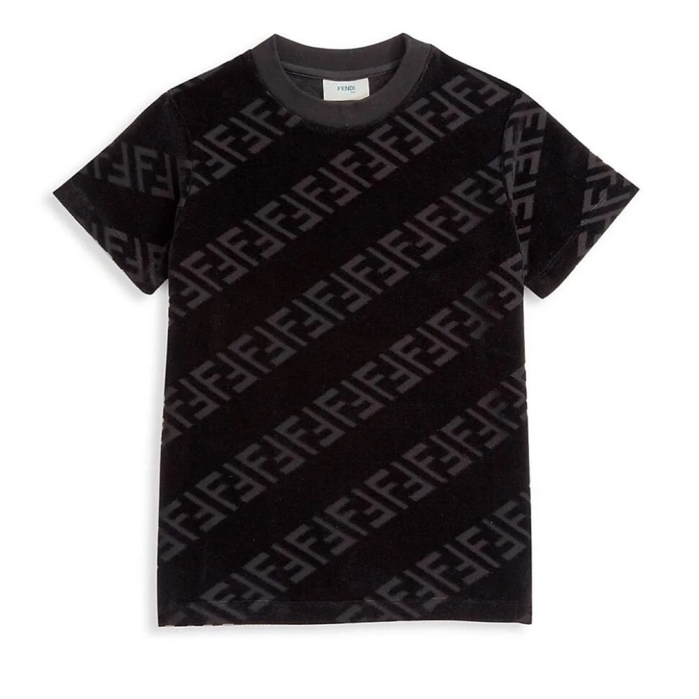 Fendi velvet black shirt